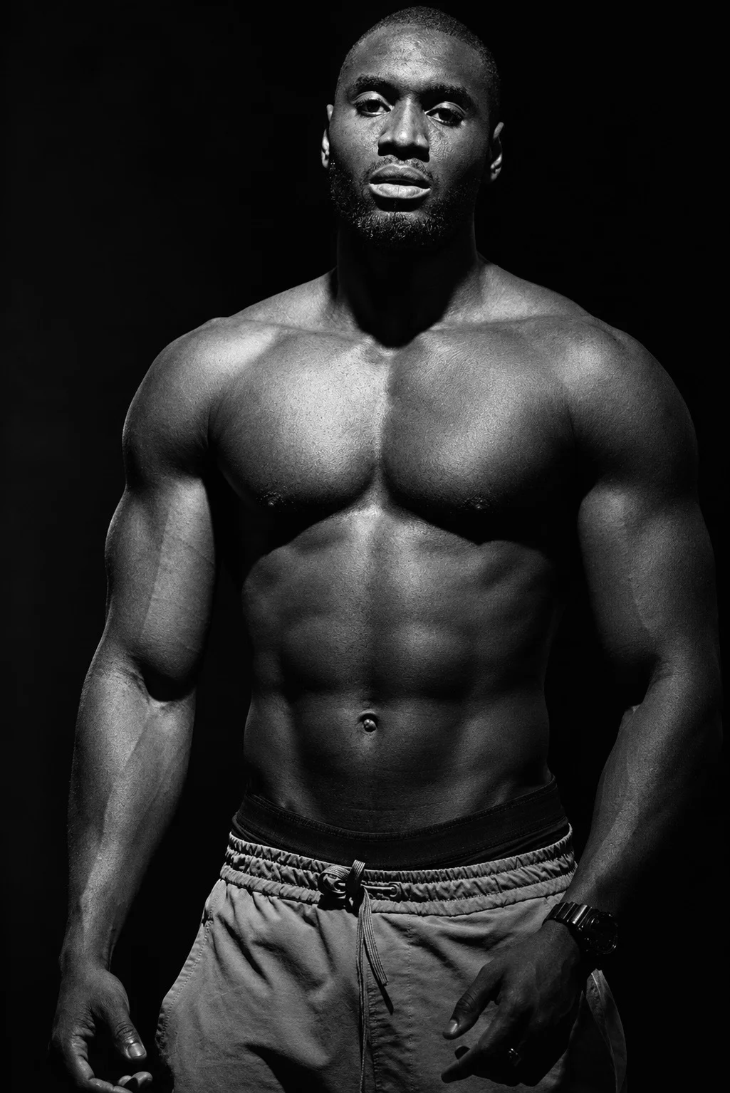 Black and white portrait of HMD SARR